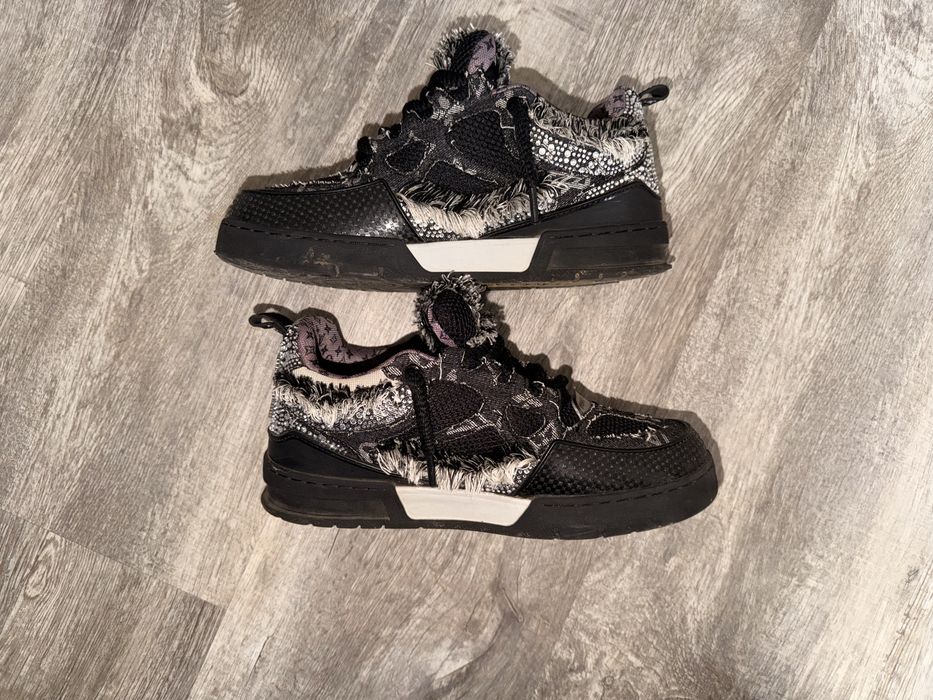 Louis vuitton skate denim black