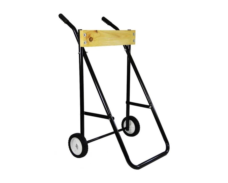 Stojak Wózek Do Silników Zaburtowych Czarny Transport Przechowywanie