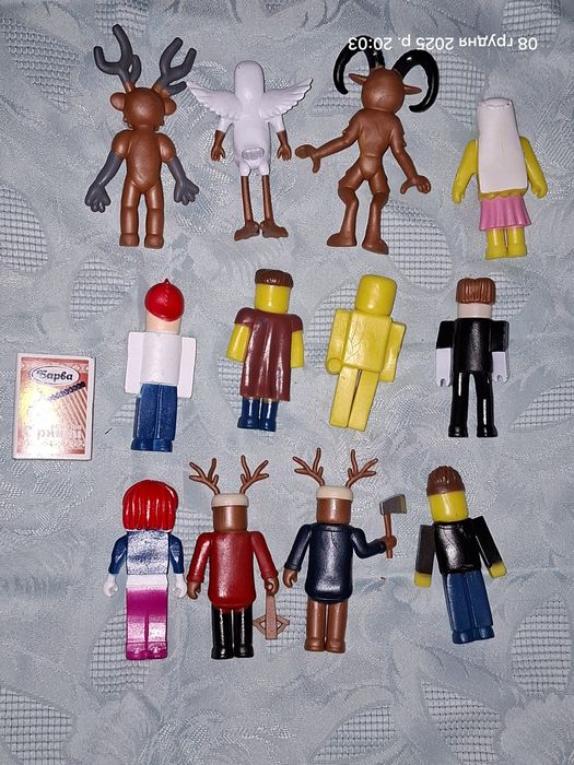 Набор фигурок 12 шт 99 ночей в лесу роблокс олень сова баран диномалыш