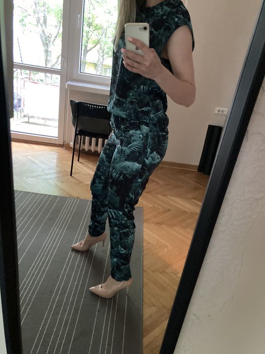 Kombinezon mohito s 36 trawy tropikalny tropic zielony lato sexy club