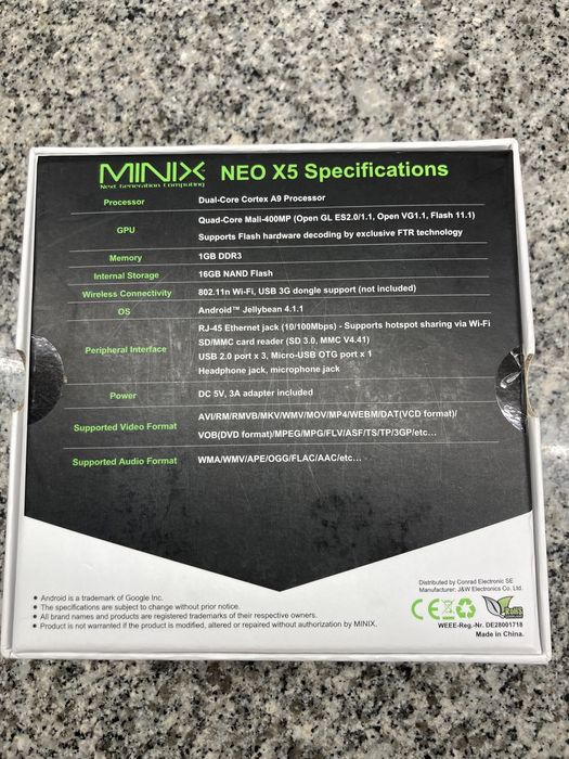 MINIx NEO X5 16GB Dual Core64550486705282121