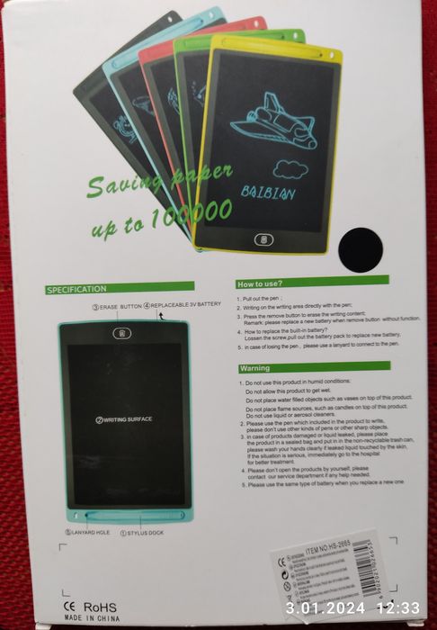 Tablet dla malucha 8,5 "