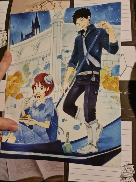 Plakaty anime z preorderów Mang