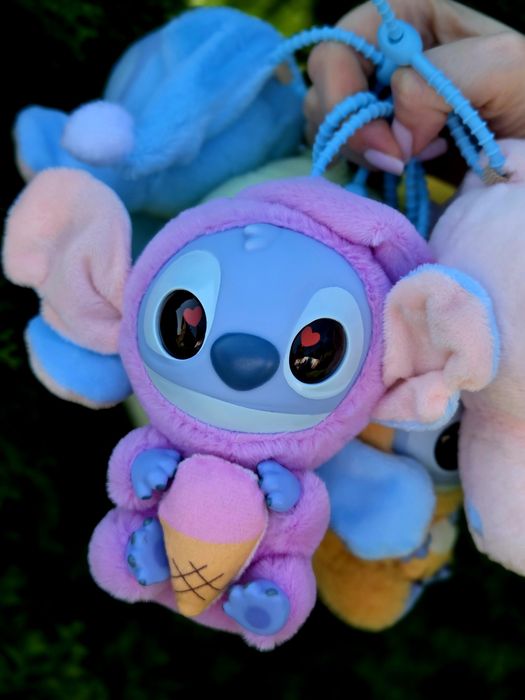 Стіч Stich сюрприз, мʼяка трендова іграшка брелок Стіч, Disney, ОПТ