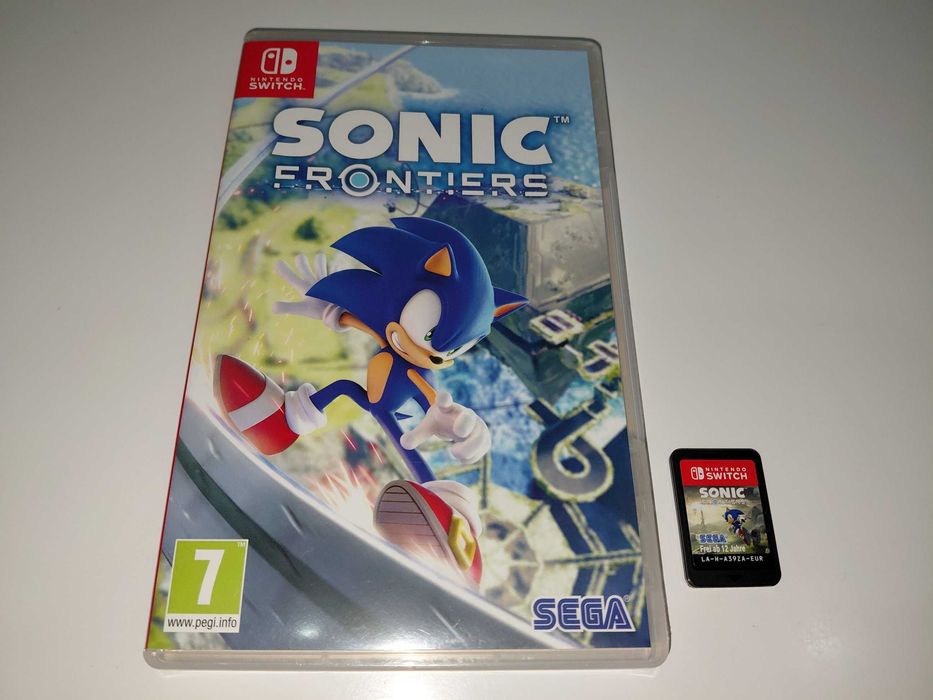 switch SONIC FRONTIERS po polsku platformówka kardridż okładka polska
