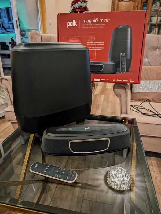 Soundbar Polk Audio magnifi mini głośniki zestaw kino domowe