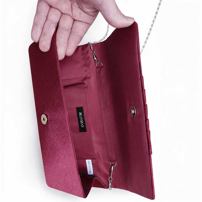 Новий клатч цвета бургунди