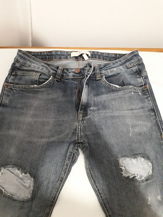 Calças Zara Cinzentas 38