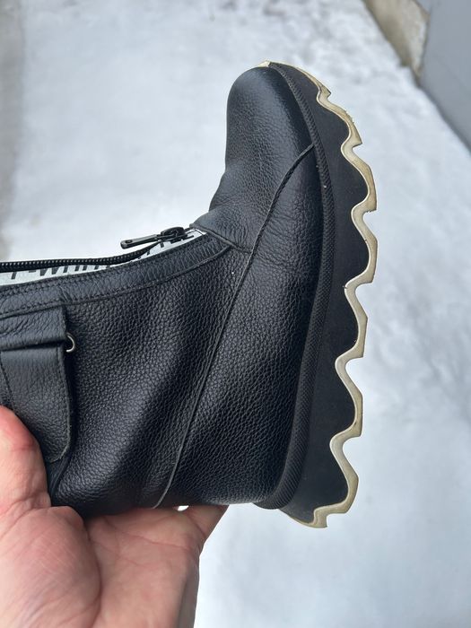 Шкіряні дівчачі чобітки