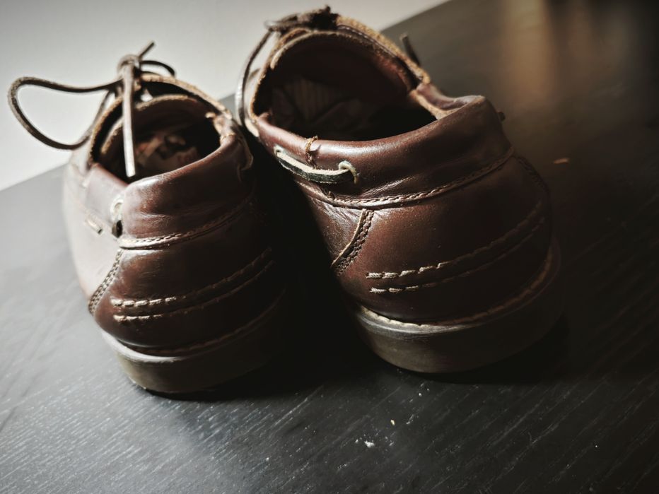 Sapatos de vela mocasines marca Alex n 44.5
N 44- 44.5 couro pele natu