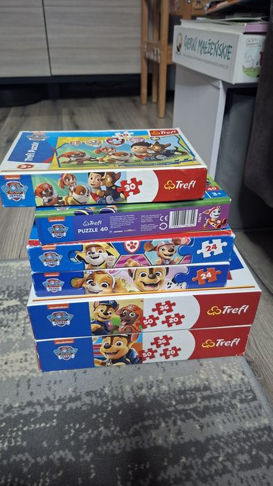 PUZZLE Psi patrol 3+ 6 pudełek