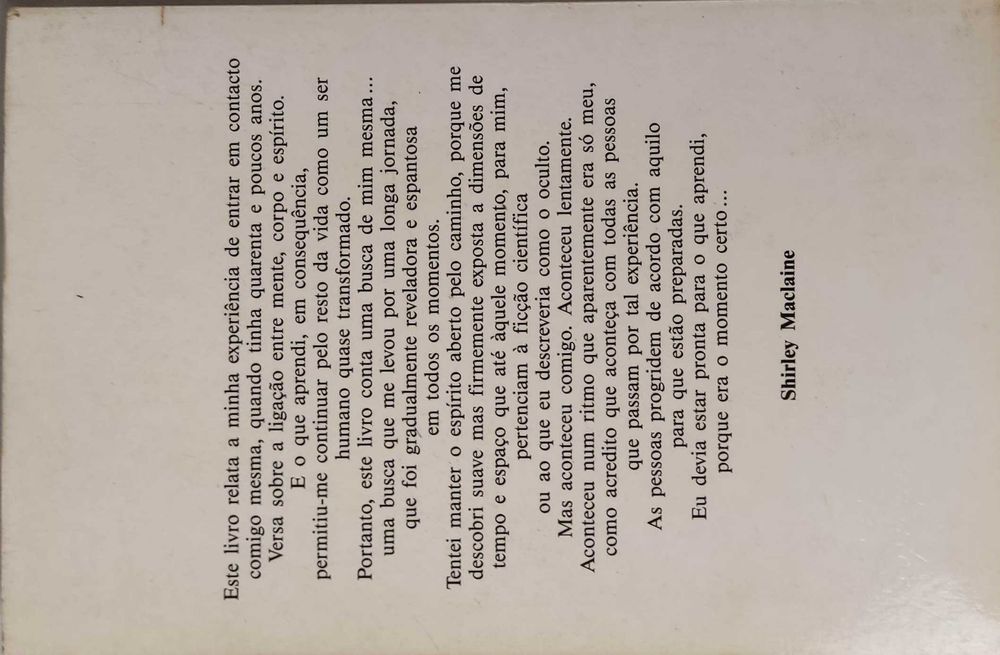 Livro Ref-PVI - Shirley MacLaine - Espelho Secreto