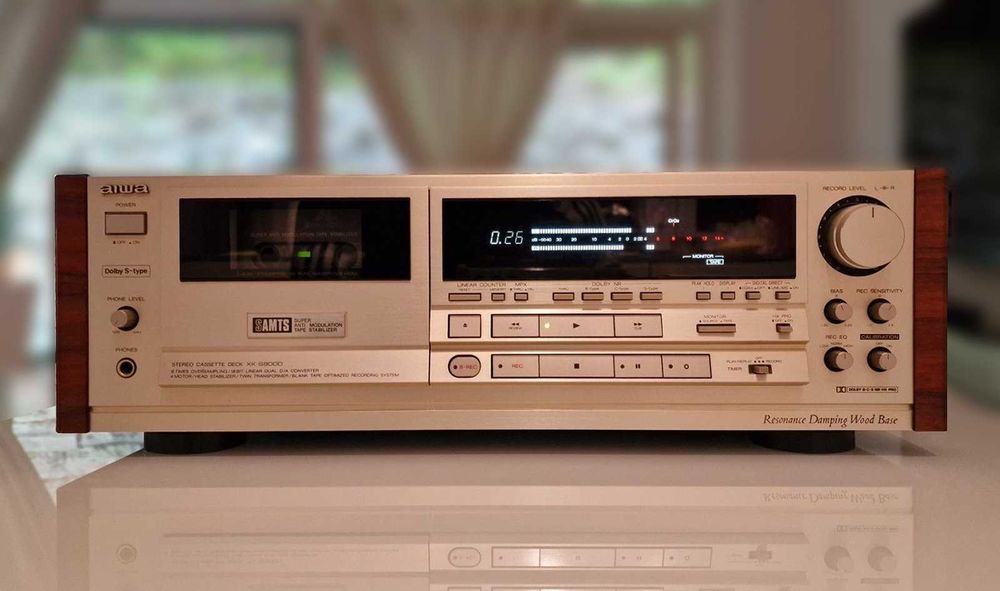 Aiwa XK-S9000 casety deck z pilotem + DAC (Made in Japan)