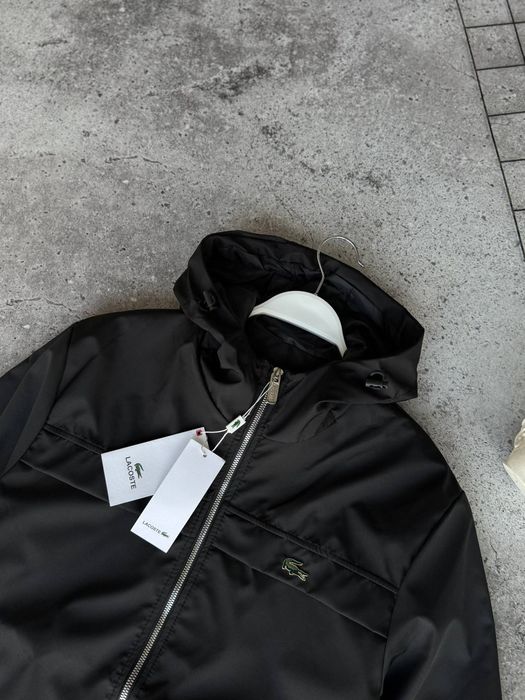 Чоловіча вітровка Lacoste Black | Premium якість | Туреччина