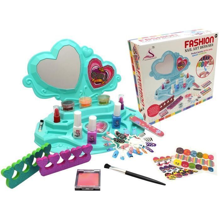 Zestaw Piękności do Malowania Paznokcie Makijaż Kosmetyki