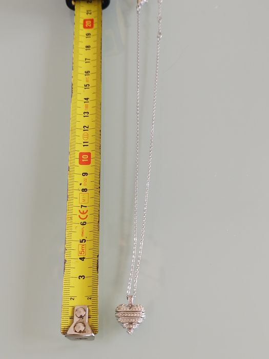 lindo colar coração Swarovski