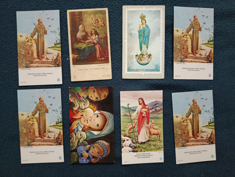 Lote de Pagelas e Imagens de Calendários de Bolso