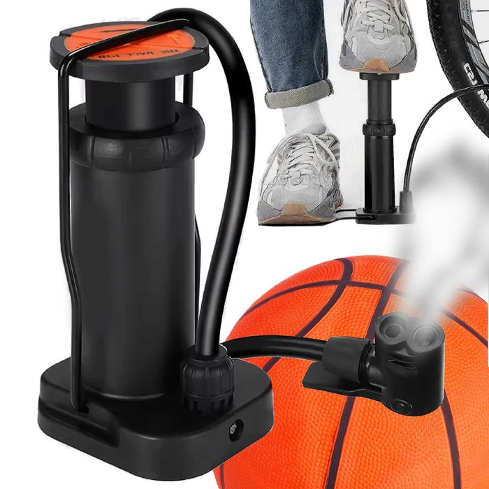 POMPKA ROWEROWA Podłogowa Nożna Do Roweru Piłek Balonów