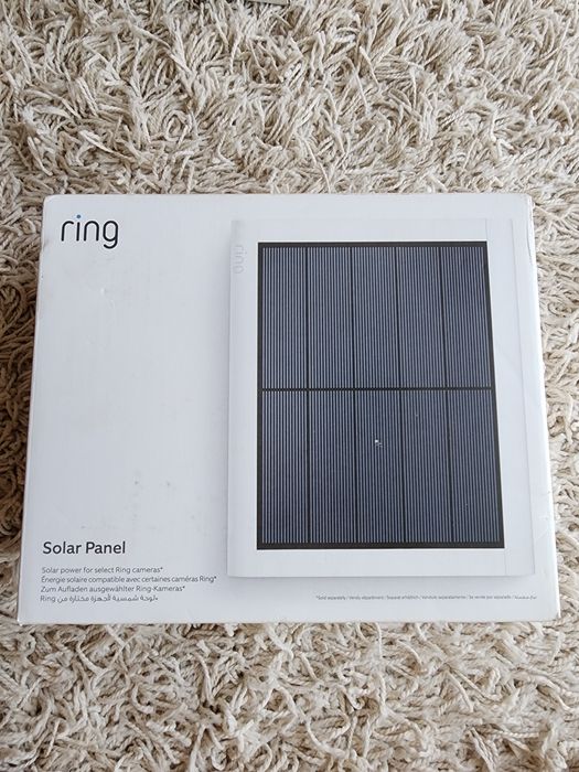 Câmara Ring e Painel Solar Ring