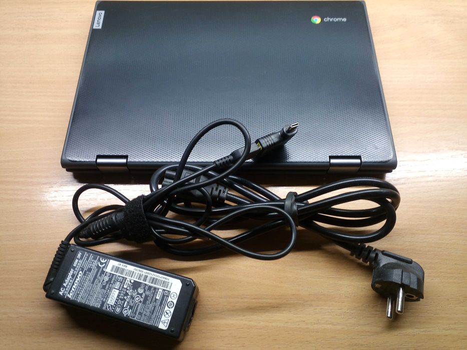 lenovo 300e,11,6" ram 4gb,dysk 32 gb,4 rdzenie x2,1ghz,ładowarka-usb c