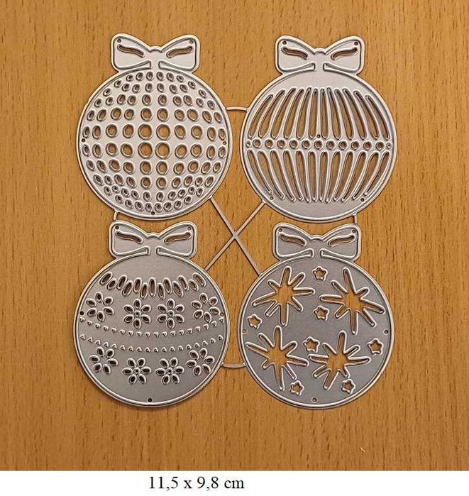 Scrapbooking - wykrojnik bombki