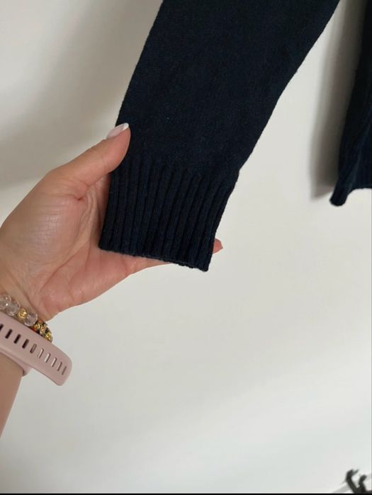 Sweter damski J.Crew S wełniany 100% wool granatowy