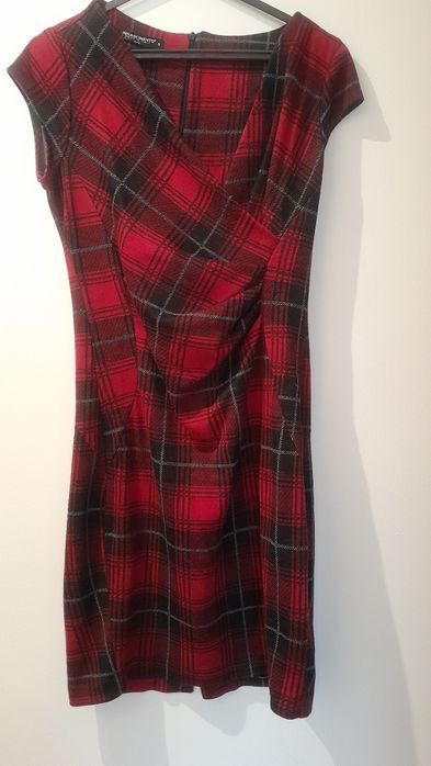 Vestido em xadrez