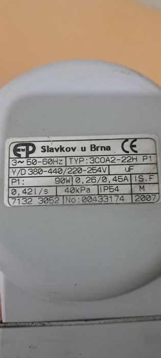 Pompa pompka elektryczna chłodziwa emulsyjna emulsji TYP:3C0A2-22H P1