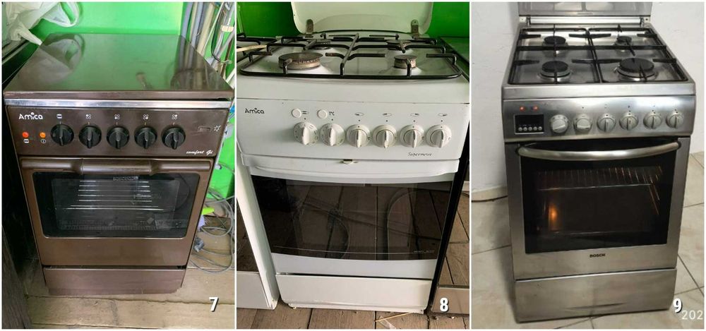 ПЛИТА Газова AMICA CV8921 50 60см Конвекція ГРИЛЬ Таймер Б\у Німеччина