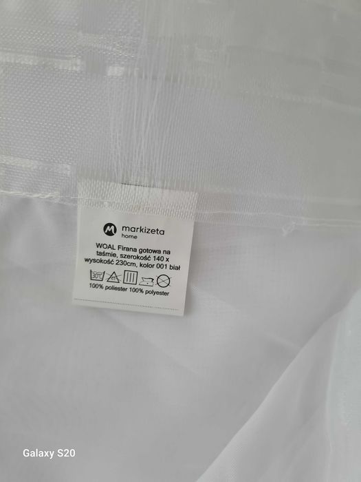 2 firanki na drzwi  balkonowe Nowe