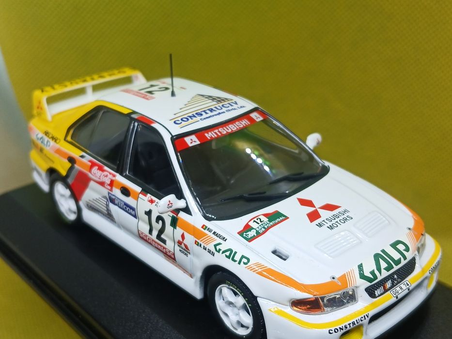 Miniatura 1/43 Mitsubishi  Lancer Evo II Rui Madeira Rally de Portugal