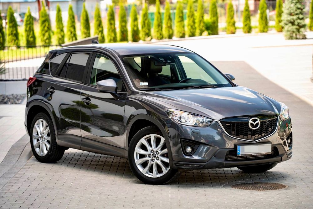 Mazda CX-5 BiXenon LED skóry BOSE kamera cofania Navi AWD Bluetooth 163 tys km