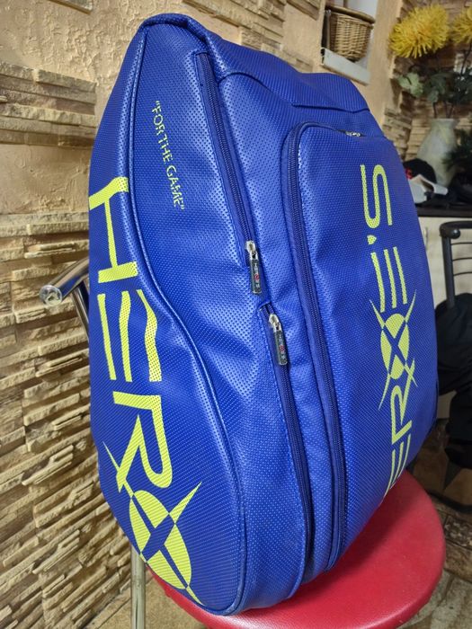 Сумка - чехол для тенниса Heroes Thunder Blue. 
Материал: