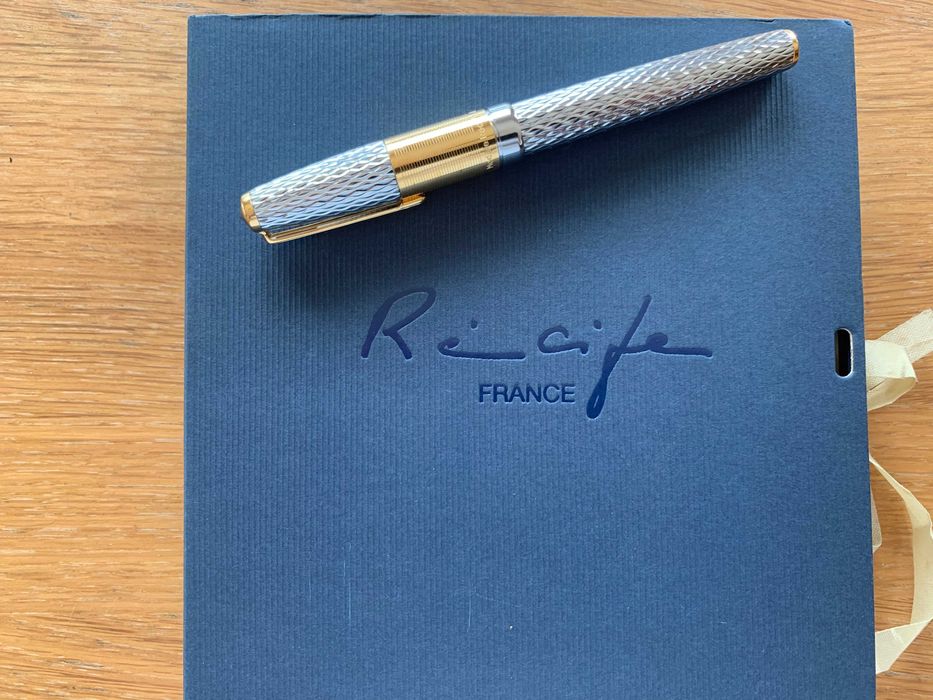 Caneta Récife p.slime metal arabesque