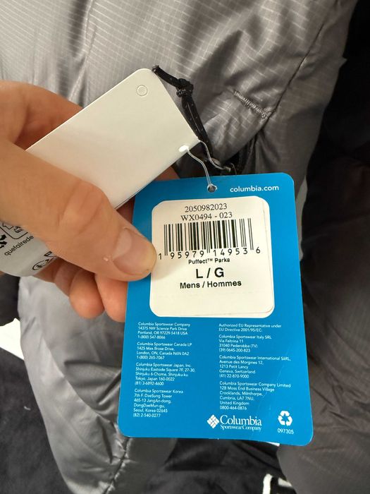 Зимняя парка мужская Columbia Нова Оригінал див інші оголошення є інші