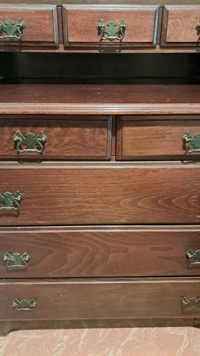 Bonanza segment pojedynczy, meble drewniane prl