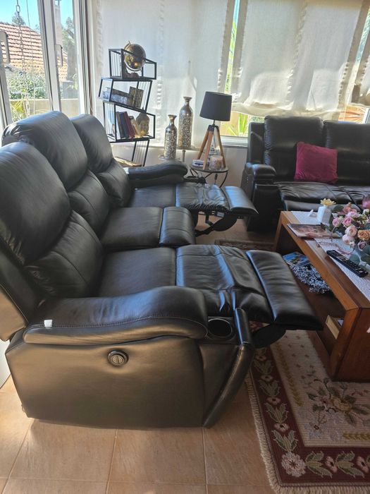 Conjunto de 2 sofás (3+2 lugares) eléctricos