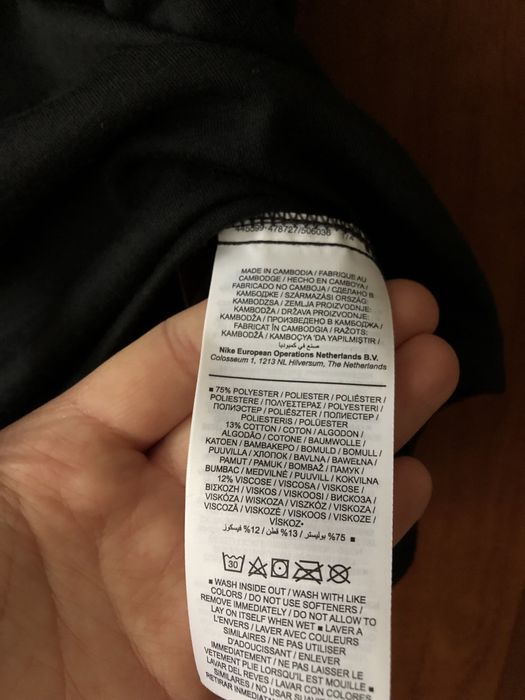 Чорна футболка Nike