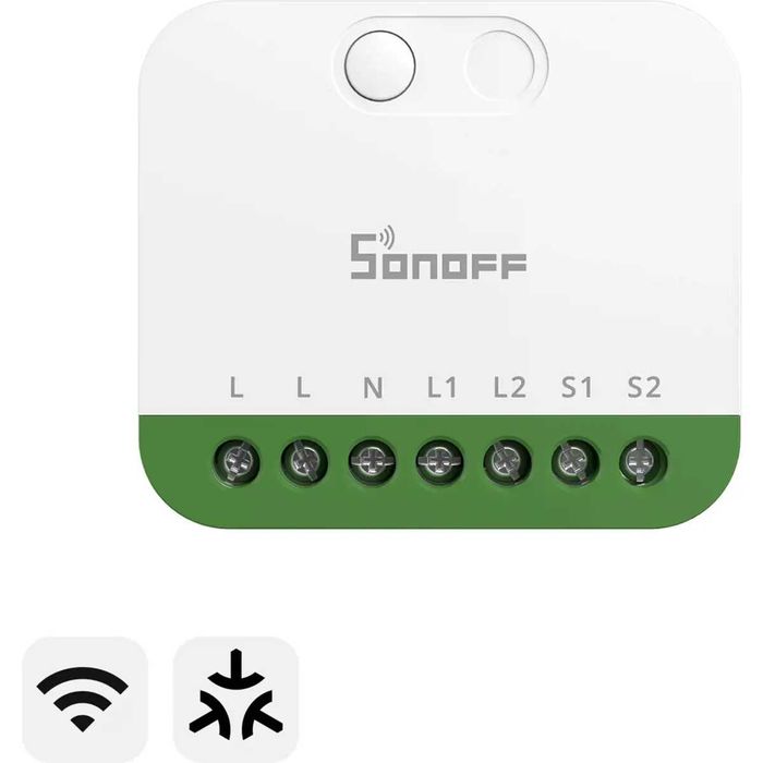 Interruptor Inteligente Sonoff Dual R3/R3 Lite/RBS/ZBRBS/RBS-E para estores, NSPanel PRO, Mini R2/R4/R4M, MINI-2GS e MINI-ZBDIM para iluminação
