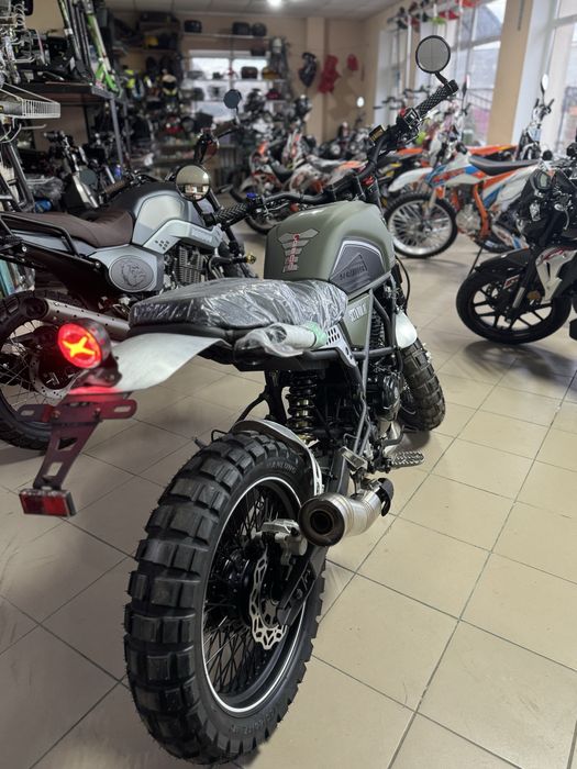 Мотоцикл GEON Scrambler, 250cc. Доставка.