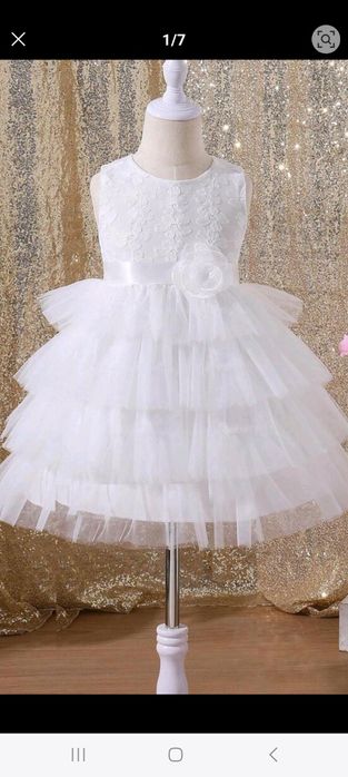 Vestido de cerimónia de menina