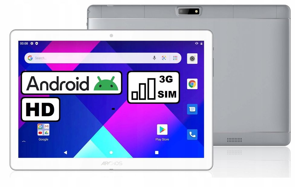 Tablet 10 Cali Hd 4Rdzene 3G 3G+ Sim 64Gb 2Gb Ram Ładowarka Android 11