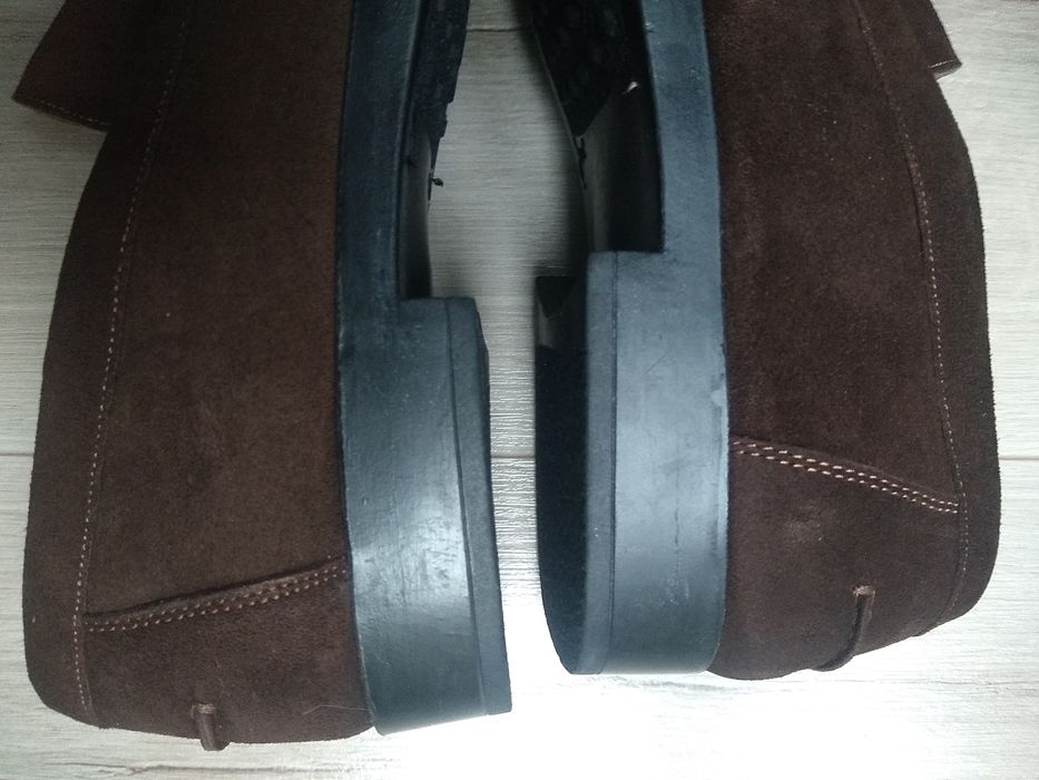 Maestro Eugenio  Niemieckie męskie mokasyny, 100% Skóra, Roz. 46-46,5