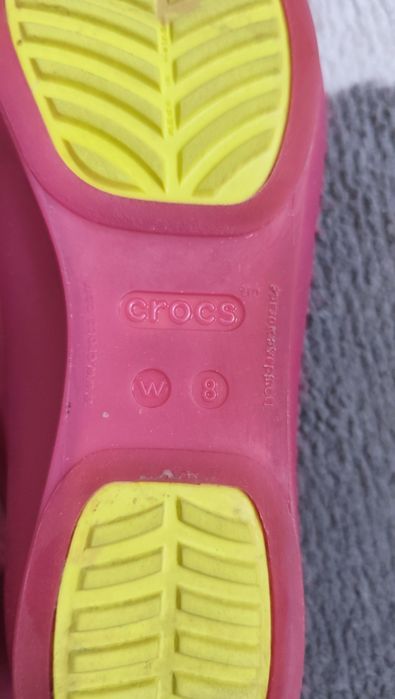 Crocs Rio Flat Balerinki różowe W8 38 39 fuksja róż
