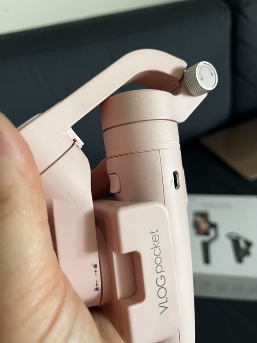 Gimbal FeiyuTech różowy pink statyw