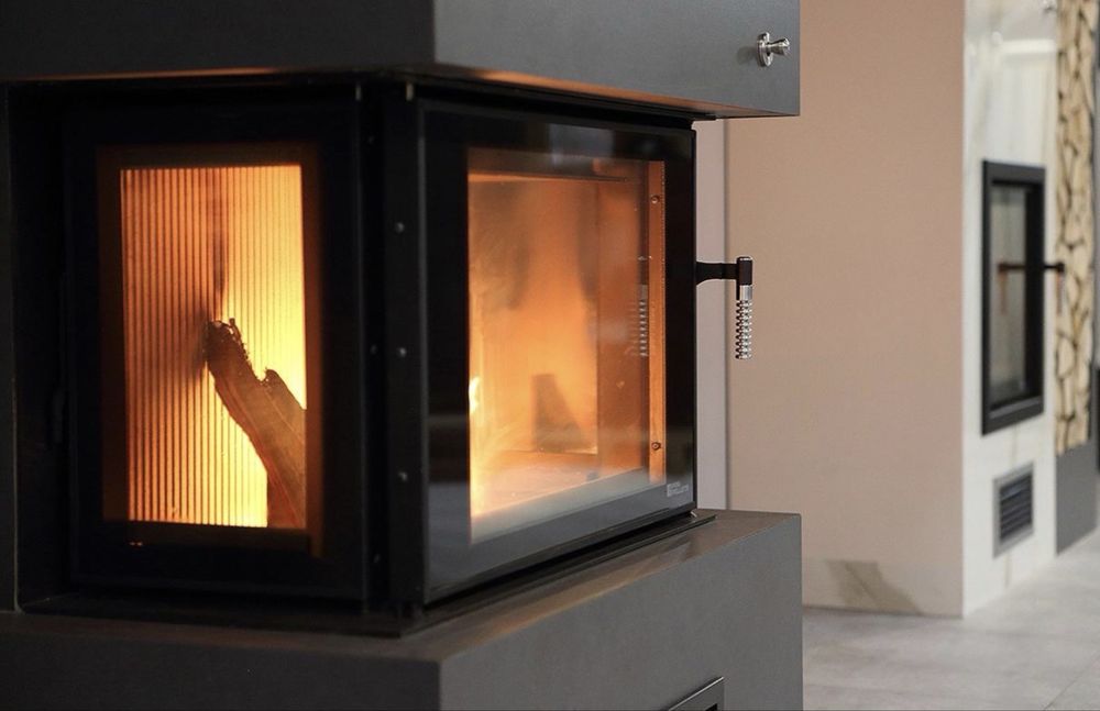 LOUIS GRAND AIR 10 kW – hybrydowy kominek na pellet i drewno kup teraz