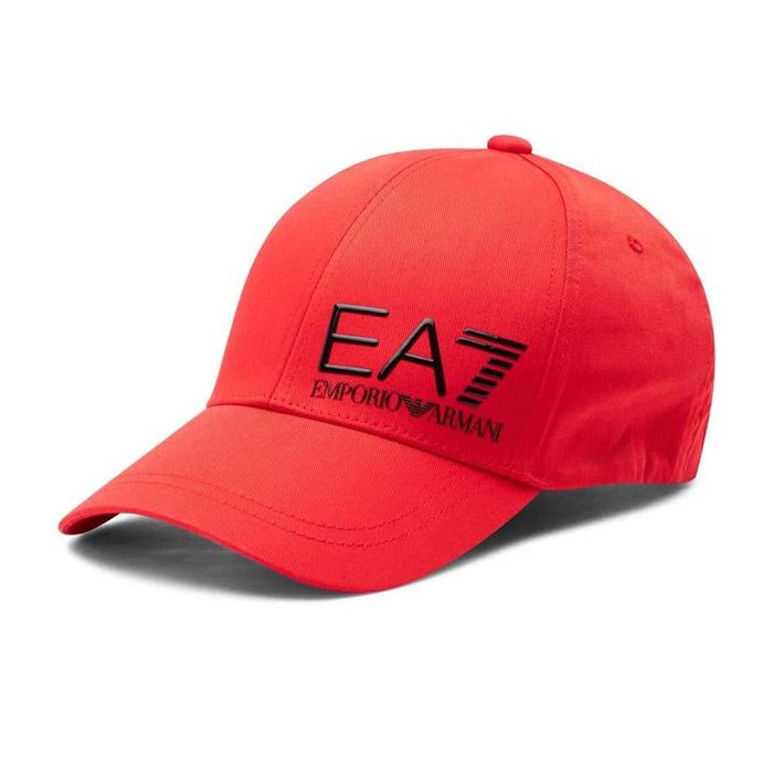 EMPORIO ARMANI EA7 sportowa czapka z daszkiem RED