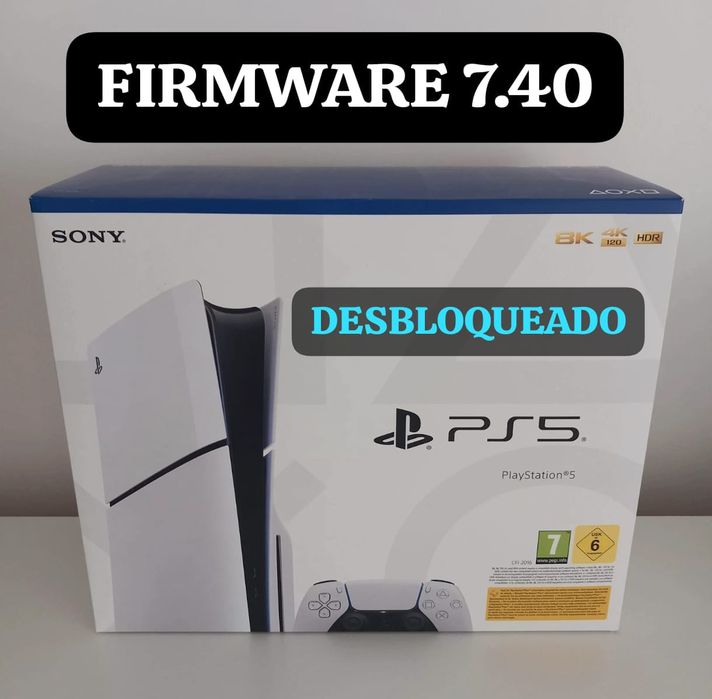 Playstation 5 slim Desbloqueada com leitor firmware 7.40