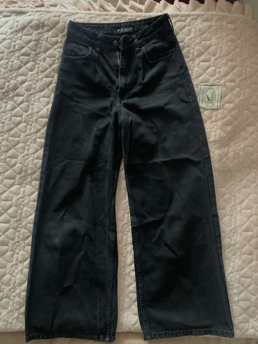 широкі джинси, моми, прямі