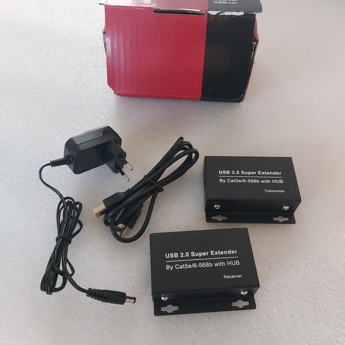 Przedłużacz USB 2.0 196 stóp 60 m USB Ethernet